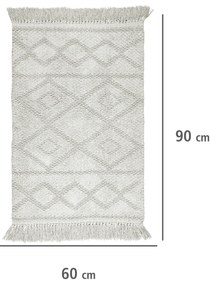 Dywanik łazienkowy z organicznej bawełny, 60 x 90 cm, WENKO