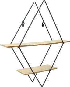 Loftowa półka wisząca w kształcie rombu Diamond