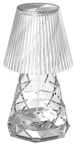 Zewnetrzna Lampa stołowa z przezroczystego szkła z możliwością ładowania LED IP44 - Lola 20 Lux klasyczny/Antyczny Oswietlenie zewnetrzne