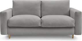 Szara rozkładana sofa do spania 200 cm Cocoone – Bobochic Paris