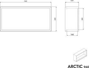Wandregal ARCTIC 960