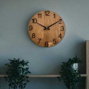 Nowoczesny drewniany zegar ścienny | ERDENRI