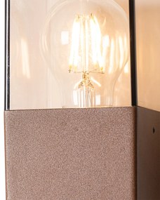 Zewnetrzna Industrialna lampa ścienna zewnętrzna rdzawo-brązowa IP44 - DenmarkPrzemysłowy Oswietlenie zewnetrzne