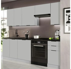 Zestaw kuchenny PEARL 240 cm szary