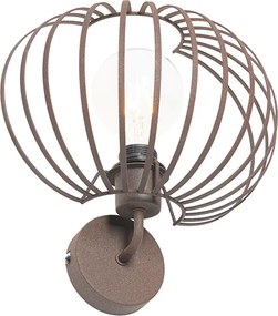 Designerska lampa ścienna rdzawobrązowa 30 cm - Johanna
