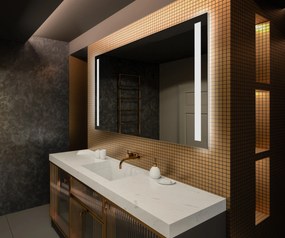 100x70 Lustro Łazienkowe Podświetlane LED02
