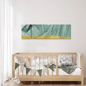 Obraz - Emerald Mountains N⁰1 (170x50 cm)