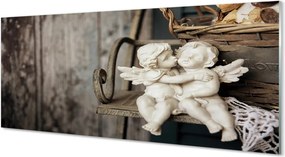 Szklany Panel Czuły Pocałunek Aniołów