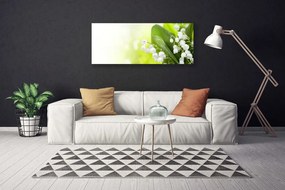 Obraz Canvas Konwalie Liście Kwiaty Łąka