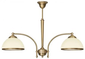 Żyrandol mosiężny dwupłomienny YR-S2E