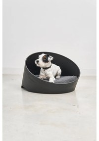 Czarne legowisko dla czworonoga 75x60 cm Covo Ash Black/Anthracite S – MiaCara