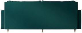 Rozkładana Sofa Z Funkcją Spania Zieleń Morska W7-W59