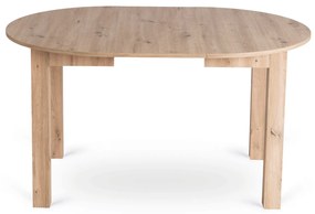 Stół Okrągły Rozkładany HARRY 102-142 cm Dąb Artisan Nowoczesny