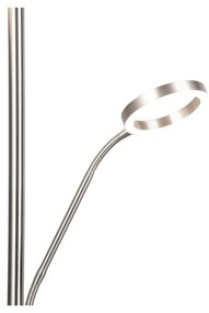 Lampa stojąca LED w kolorze srebra (wysokość 180 cm) Willis – Trio