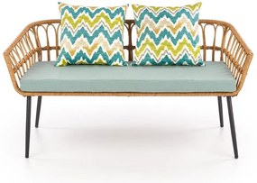 Rattanowa podwójna sofa LIERNE 2S