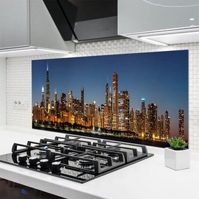 Panel Szklany do Kuchni Urok Miejskich Kamienic