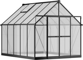 Szklarnia 234 x 244 x 312 cm, wzmocniona konstrukcja, poliwęglan 6 mm