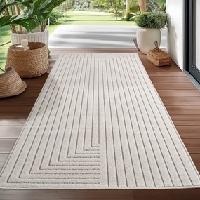 Kremowy chodnik odpowiedni na zewnątrz 80x250 cm Nova 1202 – Ayyildiz Carpets