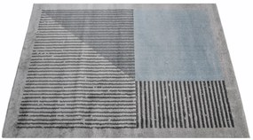Dywan nowoczesny Lara szaro-niebieski 140 cm x 200 cm