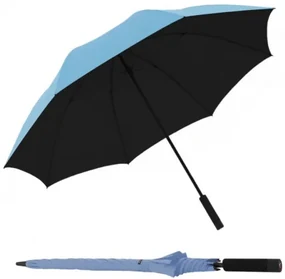 Knirps U.900 XXL BLUE WITH BLACK - ultralekki parasol