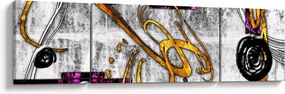 Obraz abstrakcji (170x50 cm)