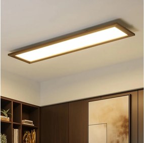 Brilagi - ściemnialna oprawa LED SLIMFRAME WOOD LED/58W/230V 124x34 cm + pilot