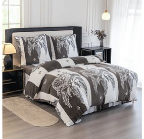 PrzytulneMieszkanie.pl PrzytulneMieszkanie.pl Pościel z mikropluszu TIRSO szaro-biała Rozmiar pościeli: 2 szt 70 x 90 cm | 200 x 220 cm