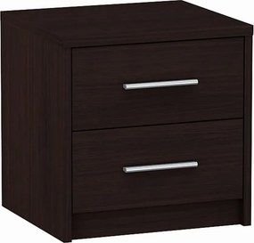 Szafka nocna z szufladami do sypialni wenge E9-Z44