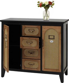 Komoda aptekarska MCW-O63,  korpus czarny