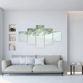 Obraz - Abstrakcja pędzle (125x70 cm)