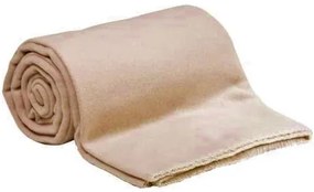 Koc polarowy FALISA beżowy Rozmiar: 200 x 220 cm