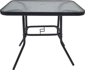 Stół ogrodowy Glas Przezroczyste szkło W. 70 x S. 80 x G. 55 cm