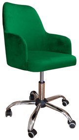 Fotel obrotowy Westa MG25 zieleń butelkowa