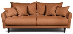 Brązowa rozkładana sofa 215 cm Bjork – Bonami Selection