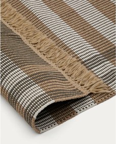 Beżowy dywan dwustronny tkany ręcznie 60x90 cm Barani – Kave Home