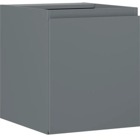 Mexen Orio szafka łazienkowa podumywalkowa 40 cm, 1 drzwi, grafit mat - 91A11-04047-1-BF66