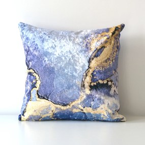 Poszewka dekoracyjna Geoda 03 z motywem marmuru 45x45