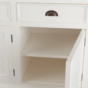 Komoda Brighton 3 szuflady + 3 drzwi white
