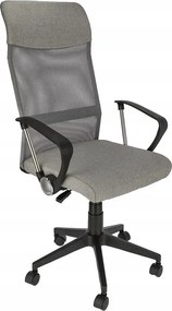 Szary fotel obrotowy biurowy D1-E31