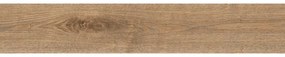 Mexen Wood Ville Brown gres szkliwiony rekt. G1, płytka drewnopodobna podłogowo-ścienna 120 x 20 cm, carving - TL613-120-020-02