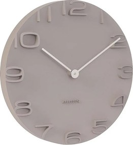 Zegar ścienny On The Edge - Ciepły szary - Ø42cm