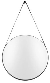 Lustro ścienne z czarną ramą PT LIVING Balanced, ø 47 cm