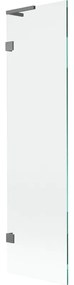 Mexen Lunar L parawan nawannowy 1-skrzydłowy 50 x 150 cm, transparent, gun metal - 897L-050-000-95-00