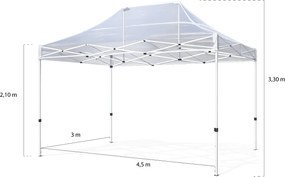 Namiot 3x4,5 Master Transparent