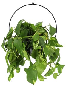Czarny regulowany kwietnik z doniczką Esschert Design Planter