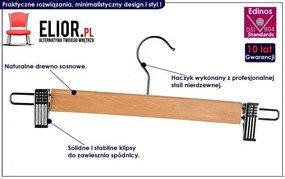 Klamrowy wieszak na spódnice E9-W02