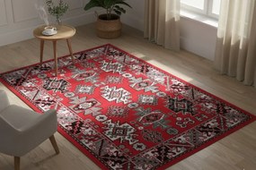 Czerwony dywan rustykalny W5-S99