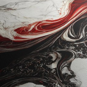 Obraz - Nowoczesna abstrakcja (z zegarem) (90x30 cm)