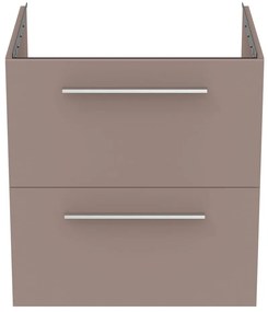 Szarobeżowa wisząca szafka pod umywalkę 60x63 cm i.Life B – Ideal Standard
