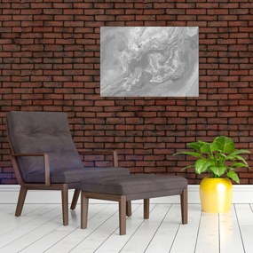 Obraz - Marmur w czerni i bieli (70x50 cm)
